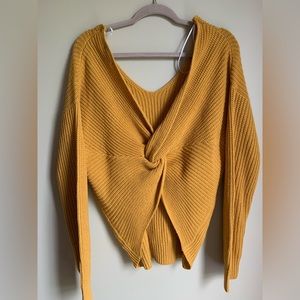 Sweater, Knot Back Sweater